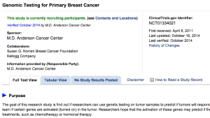 Genomic_Testing_for_Primary_Breast_Cancer_-_Full_Text_View_-_ClinicalTrials_gov